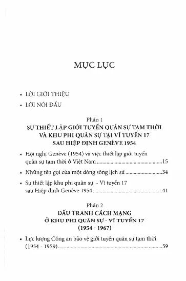 Trang bìa chính thức sách Đôi bờ giới tuyến (1954 - 1967)