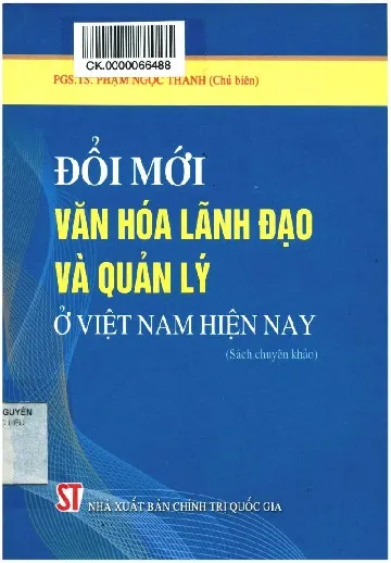 Ảnh bìa của Sách Đổi mới văn hóa lãnh đạo và quản lý ở Việt Nam hiện nay