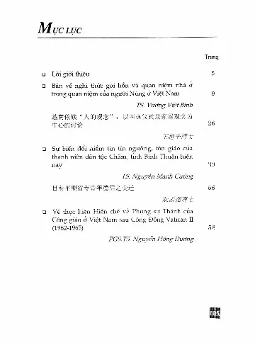 Trang bìa chính thức sách Đời sống tôn giáo ở Việt Nam và Trung Quốc