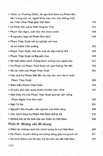 Mục lục chi tiết trang 1 sách Góp phần tìm hiểu ngàn năm văn hiến