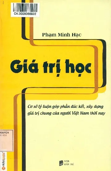 Ảnh bìa của Sách Giá trị học