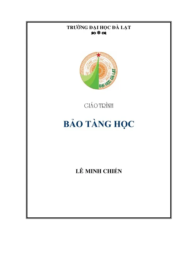 Ảnh bìa của Sách Giáo trình Bảo tàng học