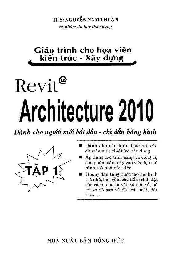 Ảnh bìa của Sách Giáo trình cho họa viên kiến trúc xây dựng Architecture 2010