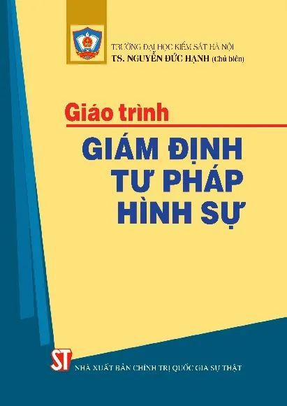 Ảnh bìa của Sách Giáo trình Giám định tư pháp hình sự