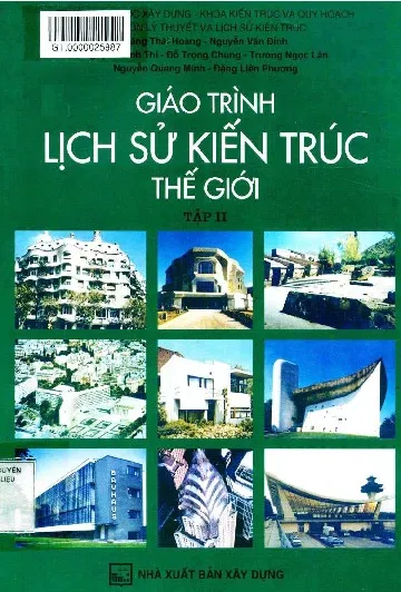 Ảnh bìa của Sách Giáo trình lịch sử kiến trúc thế giới tập 2
