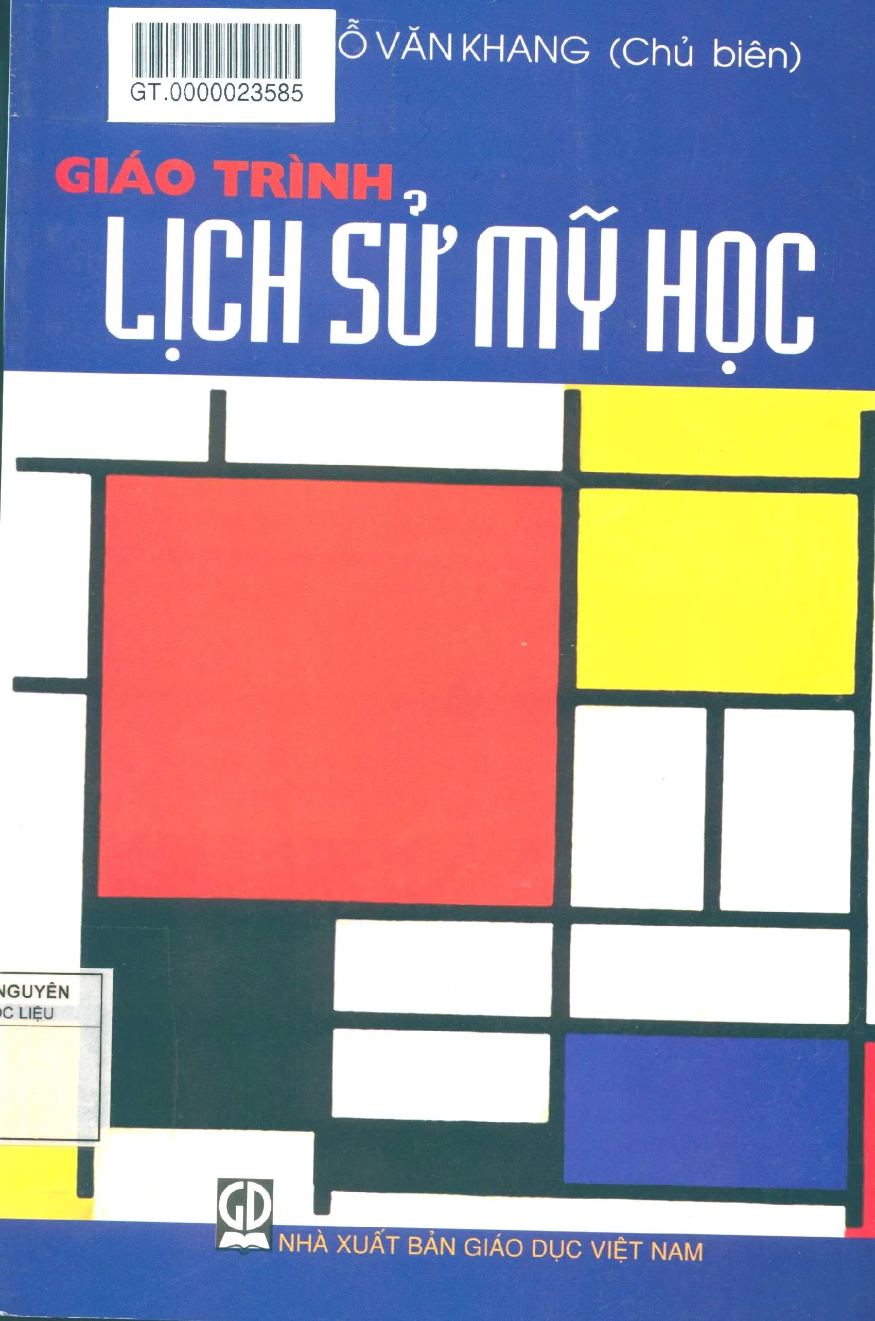 Ảnh bìa của Sách Giáo trình lịch sử mỹ học