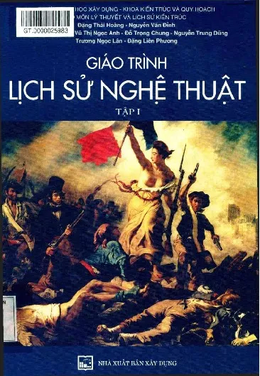 Ảnh bìa của Sách Giáo trình lịch sử nghệ thuật tập 1