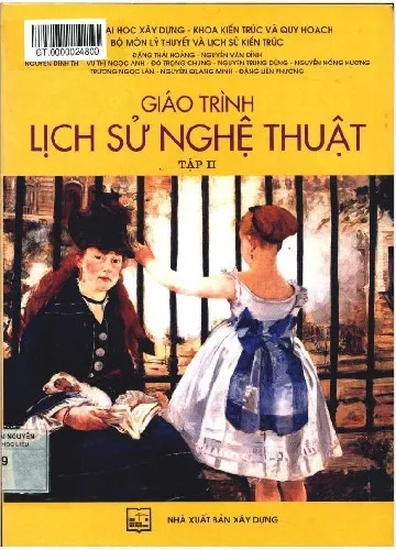 Ảnh bìa của Sách Giáo trình lịch sử nghệ thuật tập 2