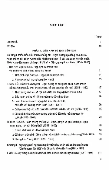 Trang bìa chính thức sách Giáo trình Lịch sử Việt Nam tập 7, giai đoạn từ 1954 đến 1975