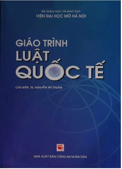 Ảnh bìa của Sách Giáo trình Luật quốc tế