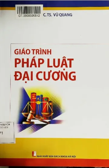 Ảnh bìa của Sách Giáo trình pháp luật đại cương
