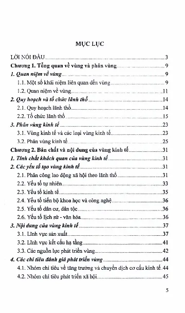 Trang bìa chính thức sách Giáo trình phát triển vùng