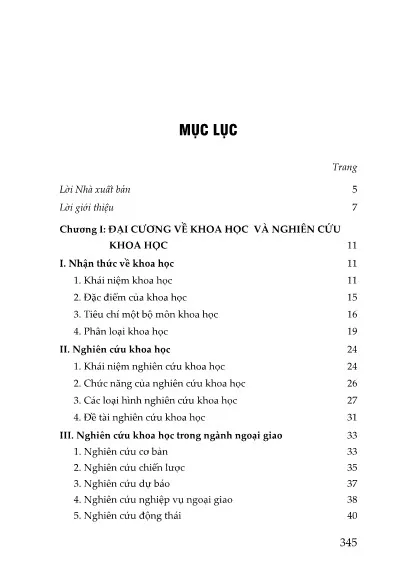 Trang bìa chính thức sách Giáo trình phương pháp nghiên cứu quan hệ quốc tế