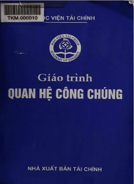 Ảnh bìa của Sách Giáo trình quan hệ công chúng