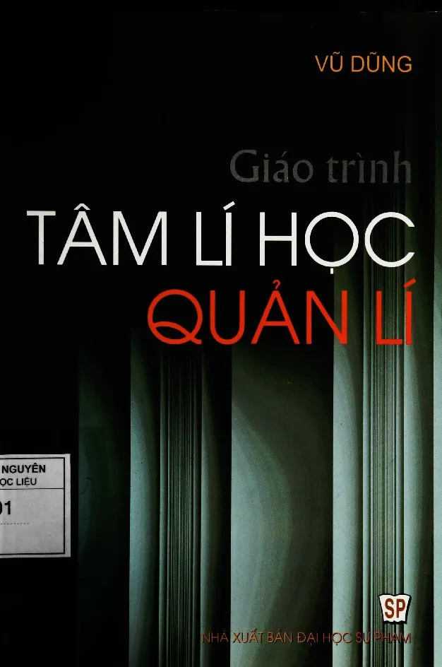Ảnh bìa của Sách Giáo trình tâm lý học quản lý