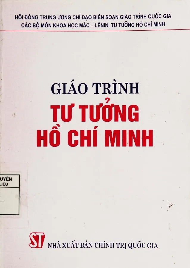 Ảnh bìa của Sách Giáo trình tư tưởng Hồ Chí Minh 2