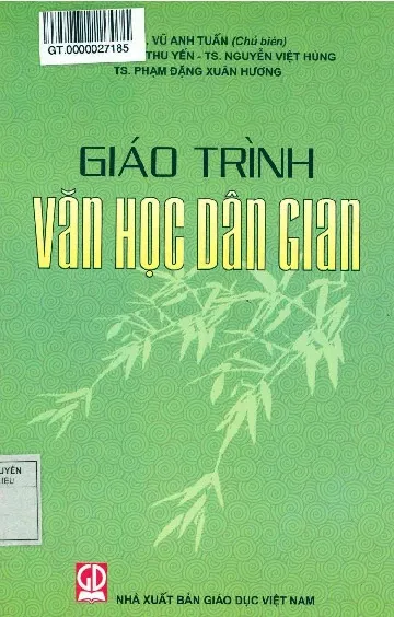 Ảnh bìa của Sách Giáo trình văn học dân gian