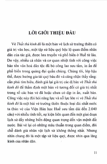 Mục lục chi tiết trang 3 sách Giới thiệu các dị bản vè thất thủ kinh đô