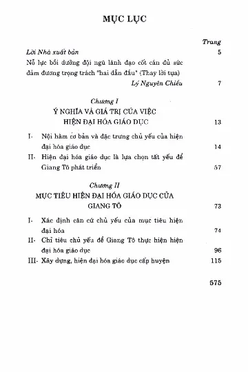 Trang bìa chính thức sách Hiện đại hóa giáo dục