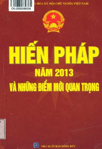 Ảnh bìa của Sách Hiến pháp 2013 và những điểm mới quan trọng