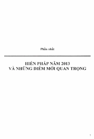Mục lục chi tiết trang 3 sách Hiến pháp 2013 và những điểm mới quan trọng