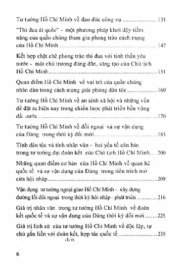 Mục lục chi tiết trang 1 sách Hồ Chí Minh với cách mang Việt Nam cuộc đời, sự nghiệp và đạo đức