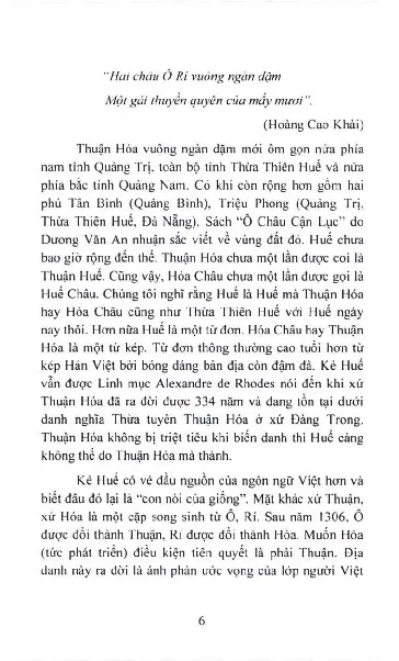 Mục lục chi tiết trang 1 sách Huế, cõi đất thơm