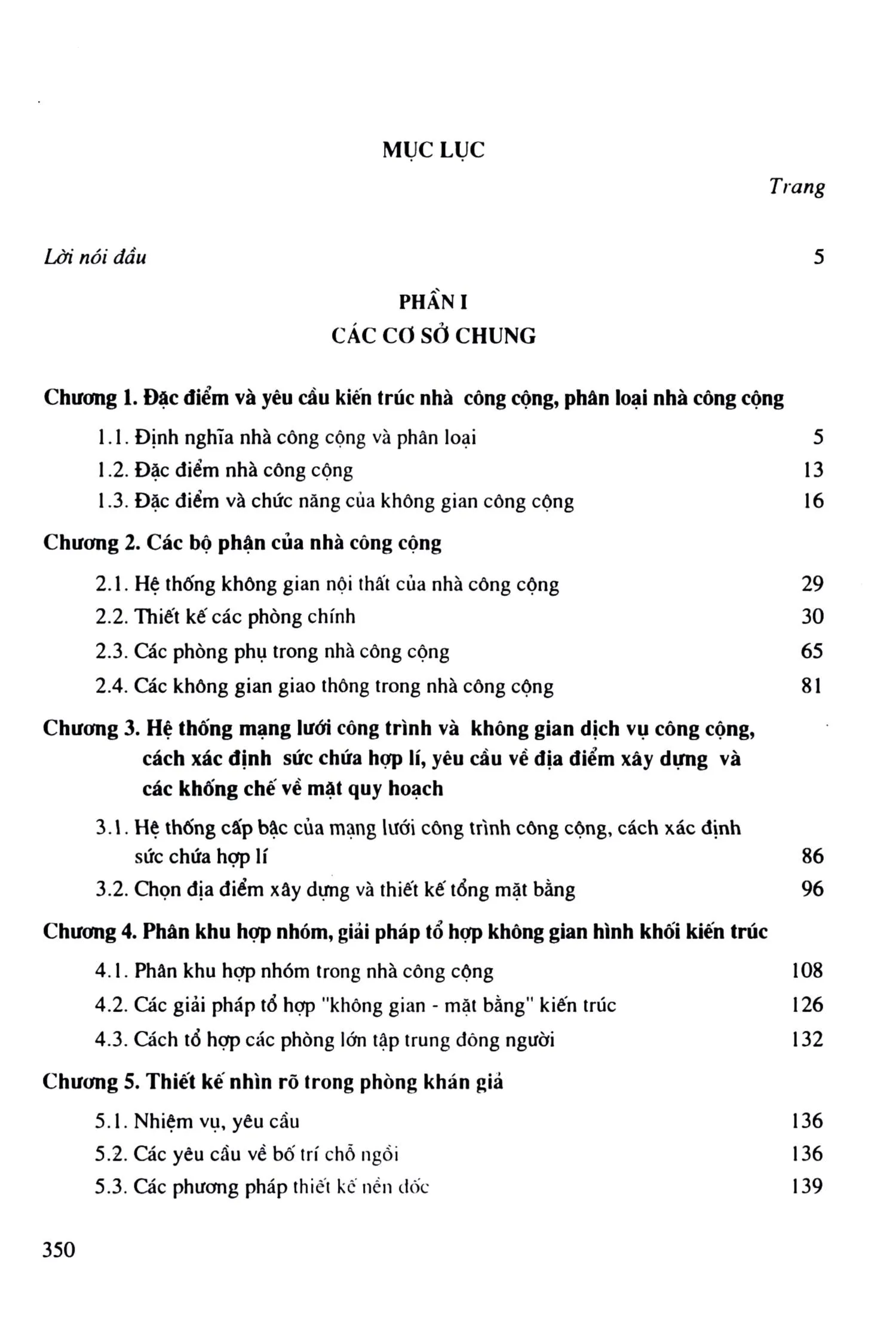 Trang bìa chính thức sách Kiến trúc nhà công cộng