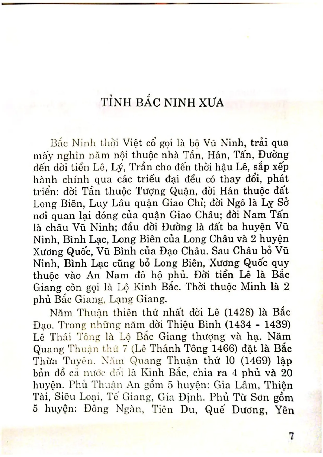 Nội dung trang phụ bản giới thiệu sách Bắc Ninh làng cũ quê xưa, chiếc nôi của nền văn hóa Việt Nam