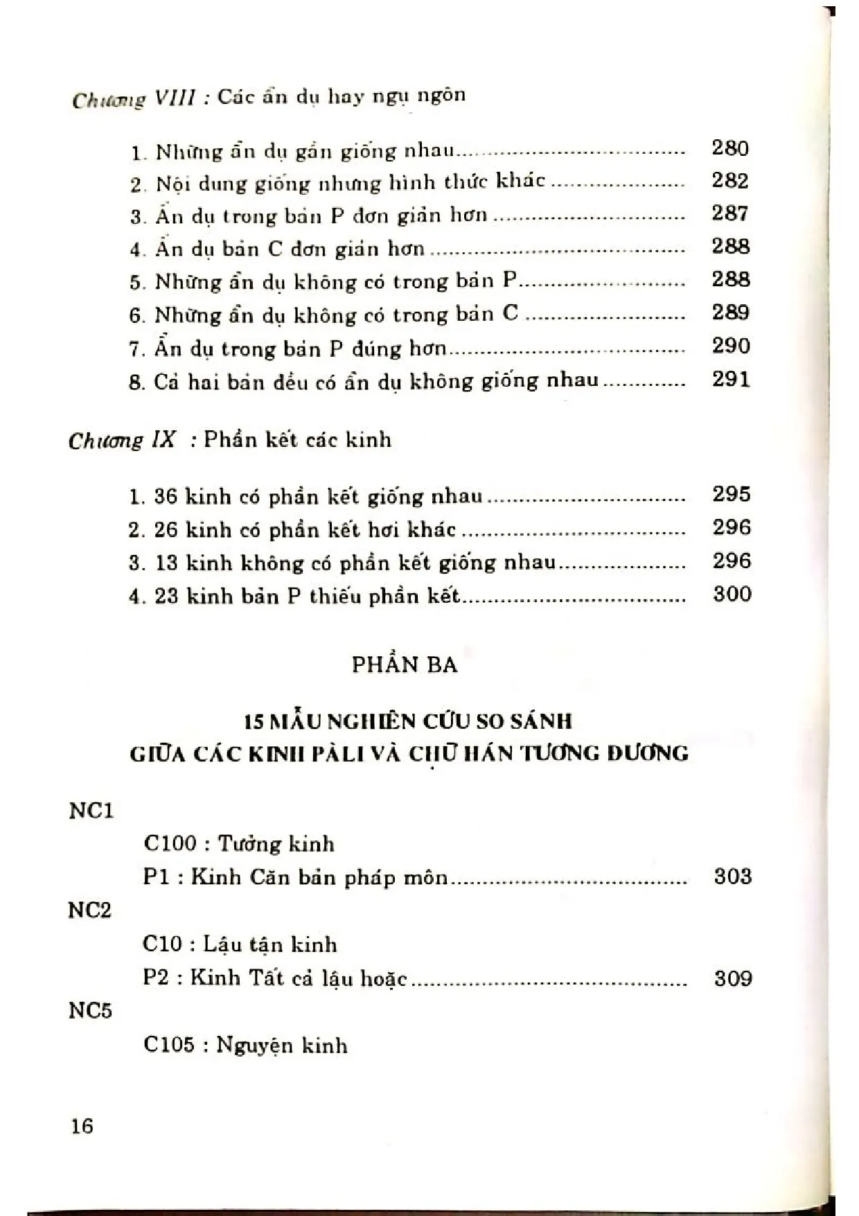 Nội dung mục lục và hình ảnh sách So sánh kinh Trung A Hàm chữ hán và Kinh Trung Bộ chữ Pali - Trang 5