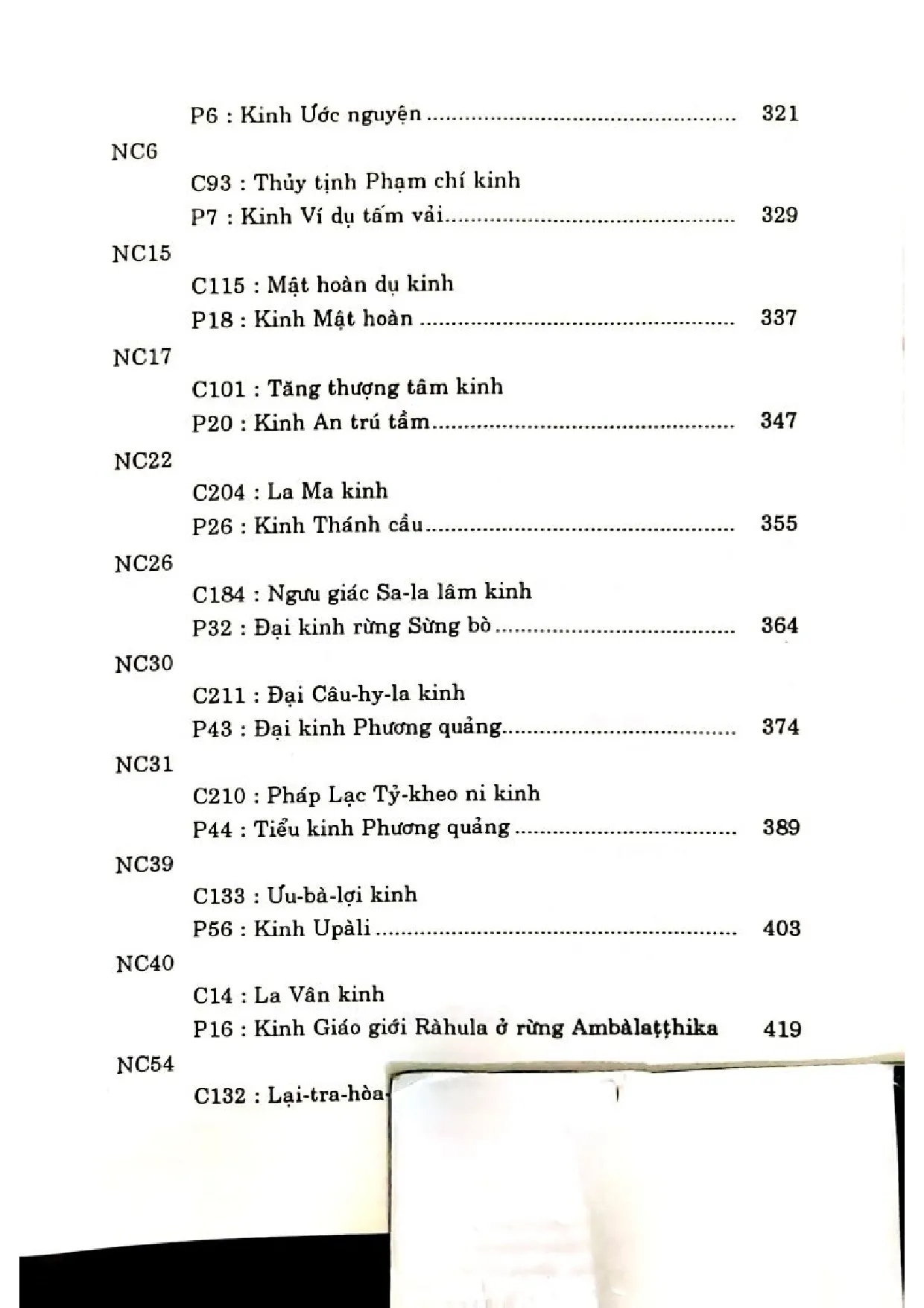 Nội dung mục lục và hình ảnh sách So sánh kinh Trung A Hàm chữ hán và Kinh Trung Bộ chữ Pali - Trang 6