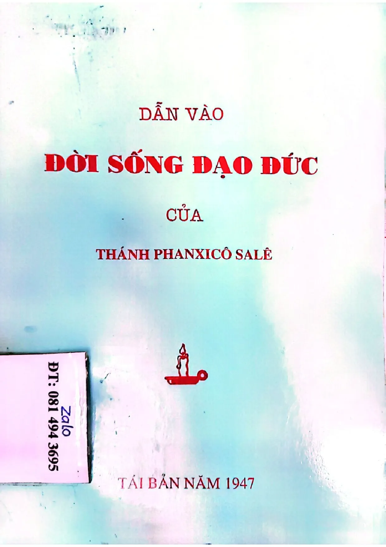 Ảnh bìa của Dẫn vào đời sống đạo đức của thánh Phanxico Sale