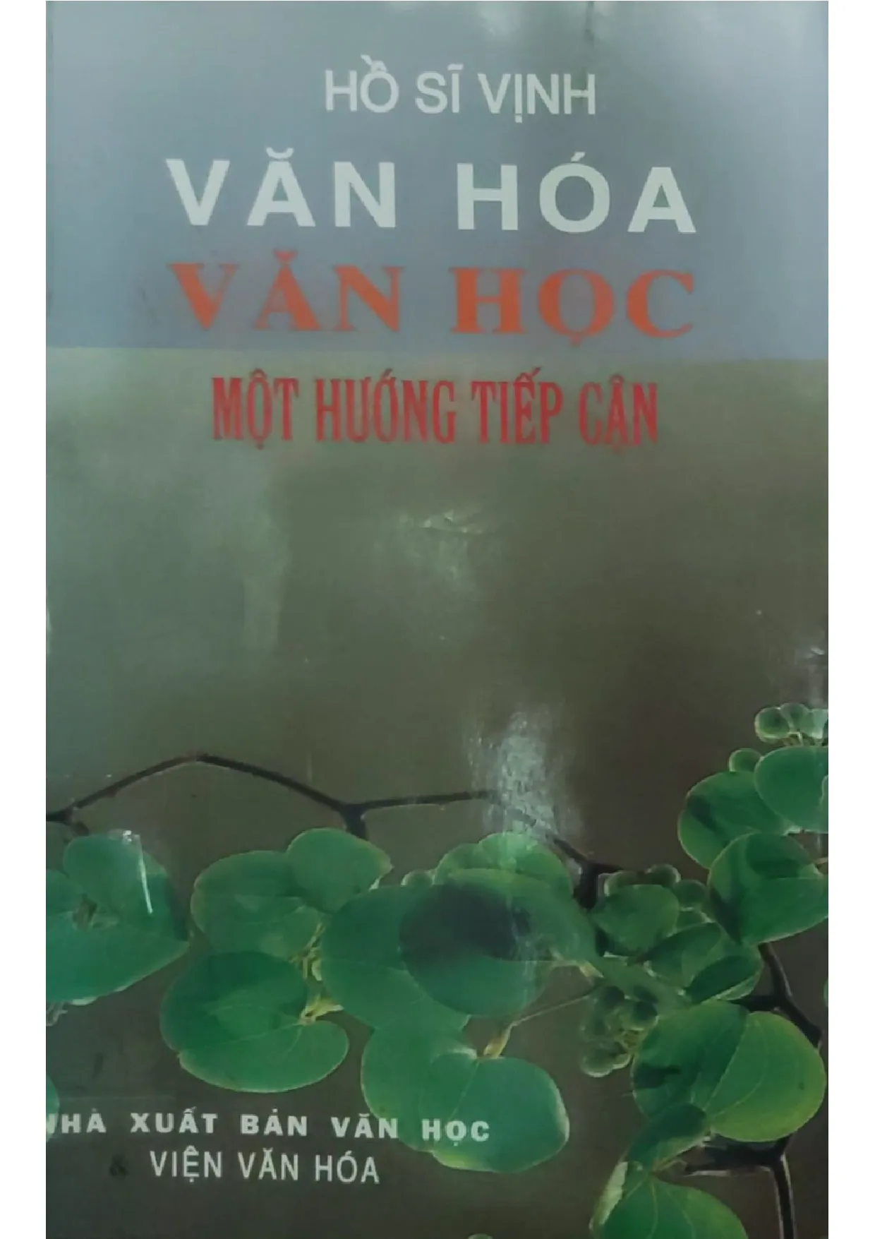Ảnh bìa của Văn hóa văn học một hướng tiếp cận