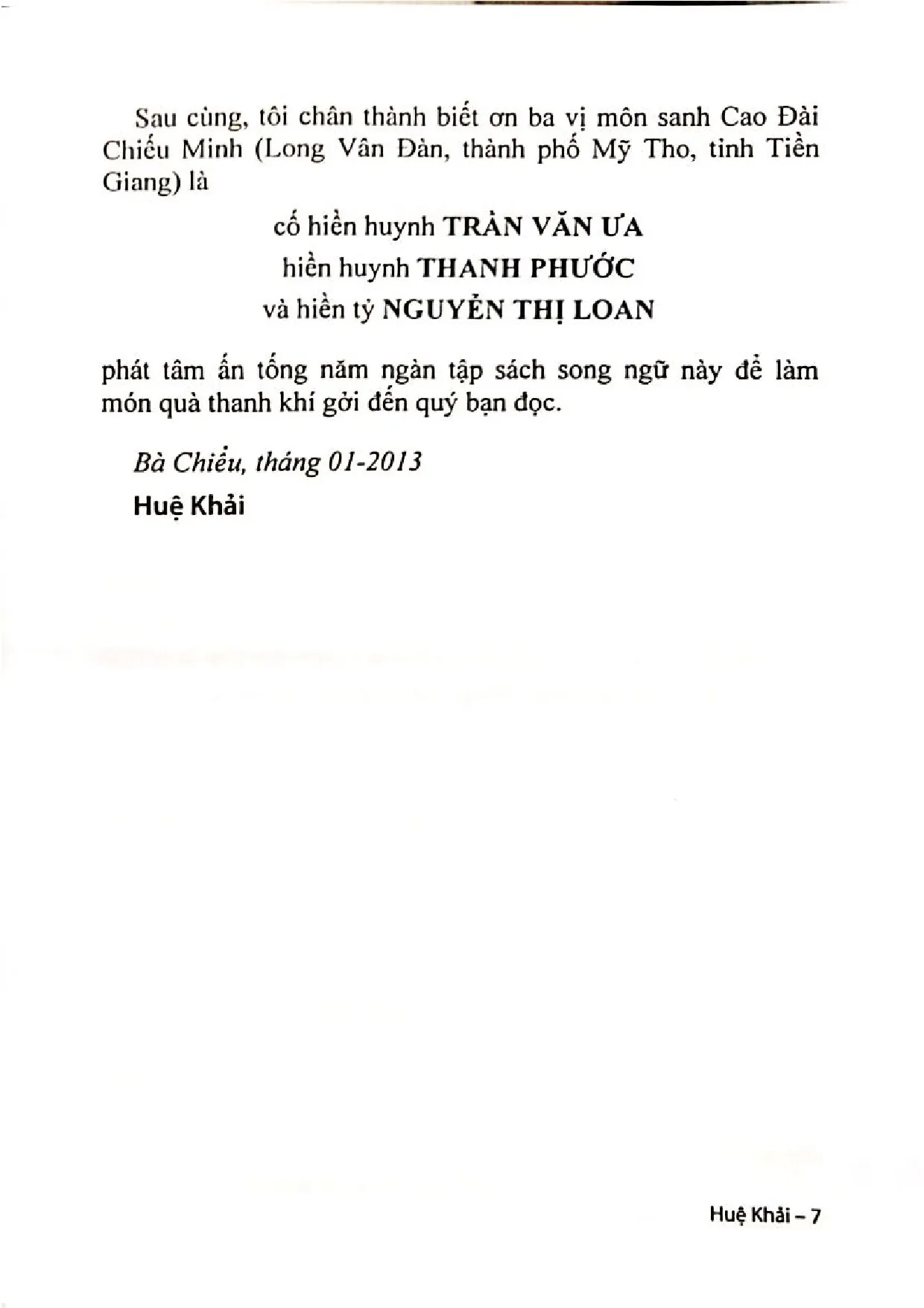 Mục lục chi tiết trang 2 sách Tam giáo Việt Nam tiền đề tư tưởng mở đạo Cao Đài
