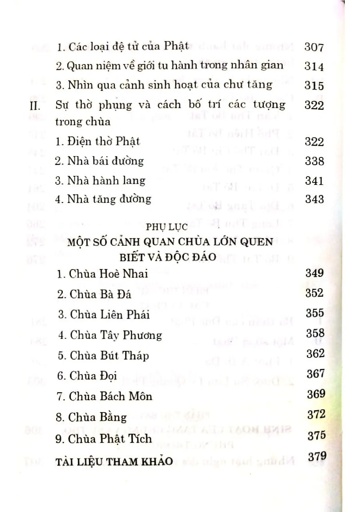Mục lục chi tiết trang 3 sách Xuất thế trong cảm quan dân gian