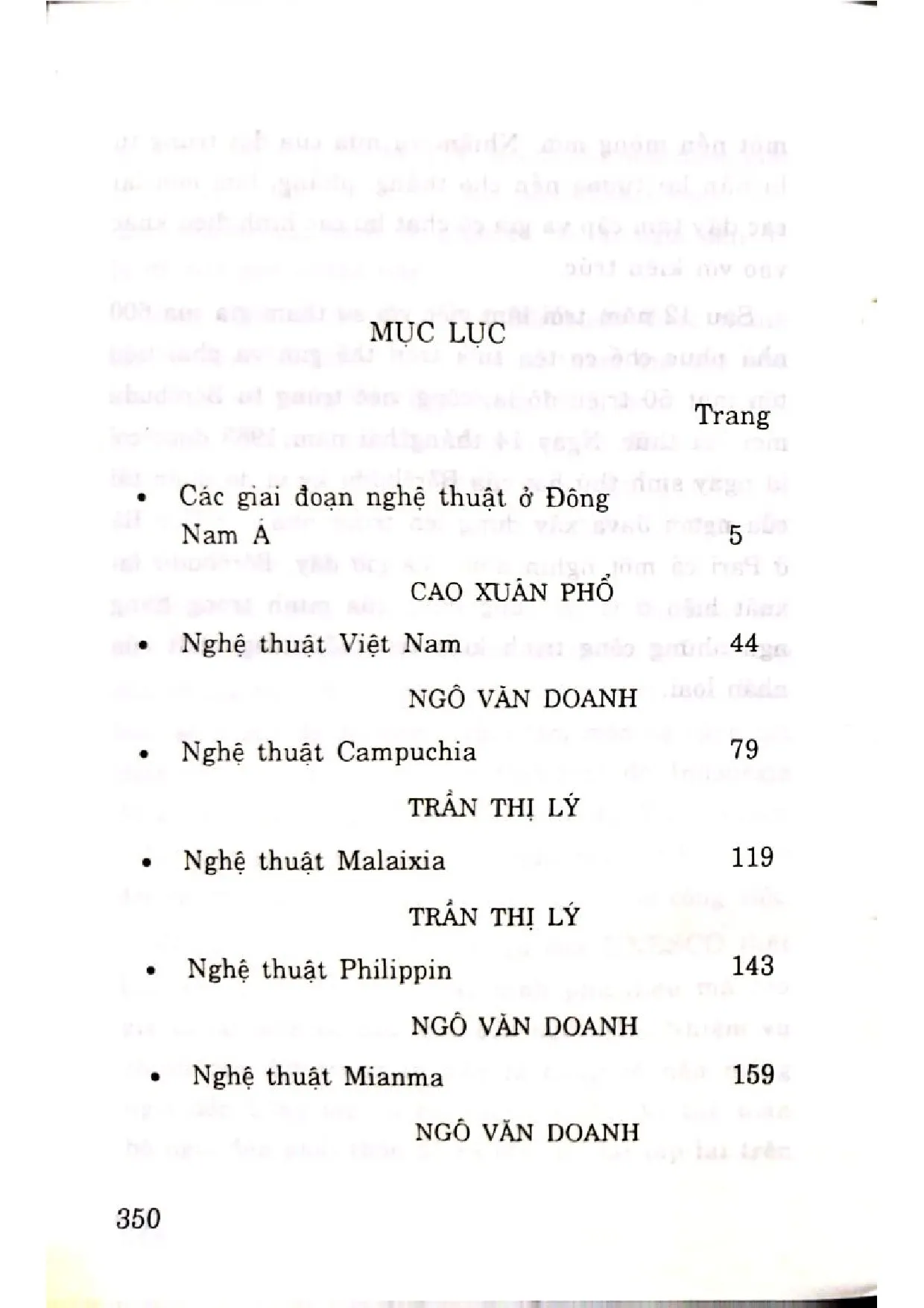 Trang bìa chính thức sách Nghệ thuật Đông Nam Á