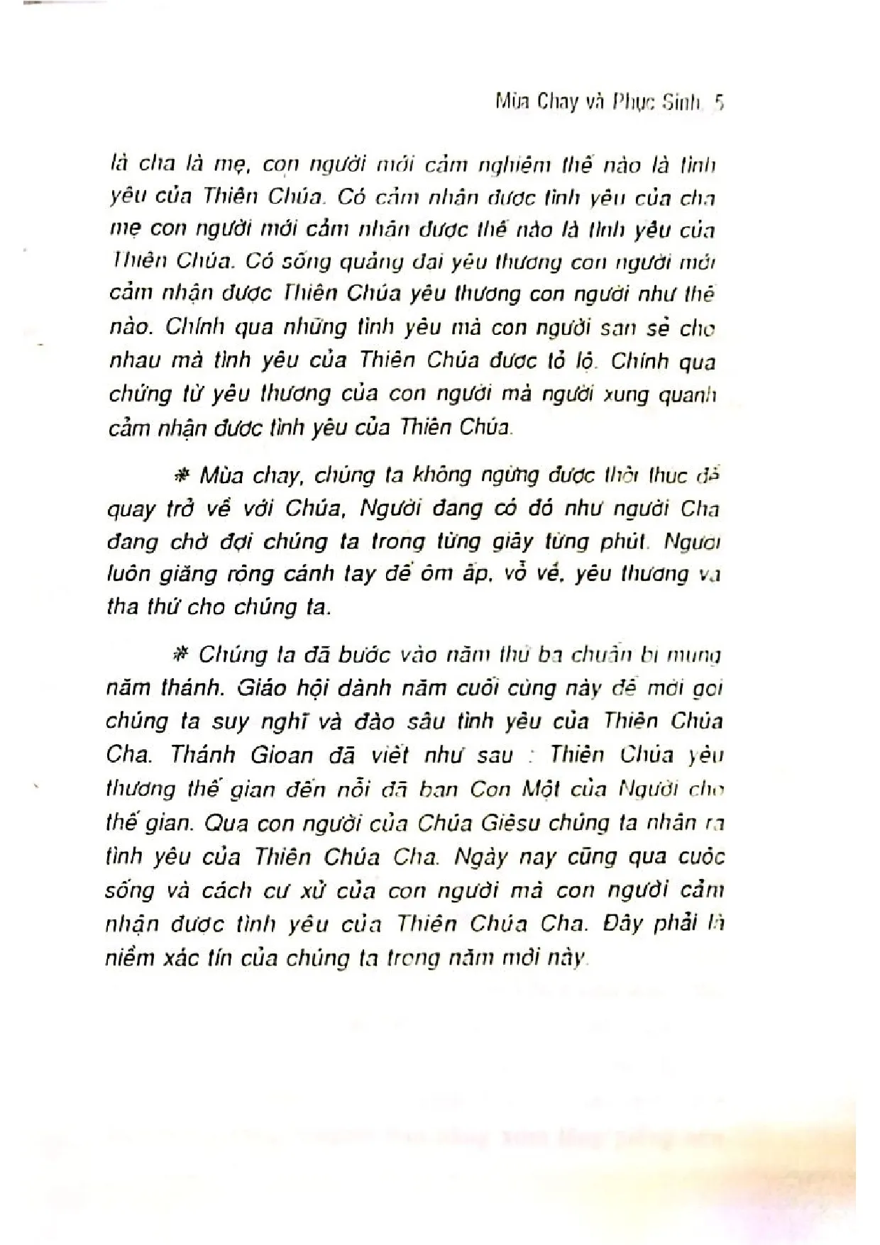 Nội dung trang phụ bản giới thiệu sách Phút cầu nguyện cuối ngày, tập 2