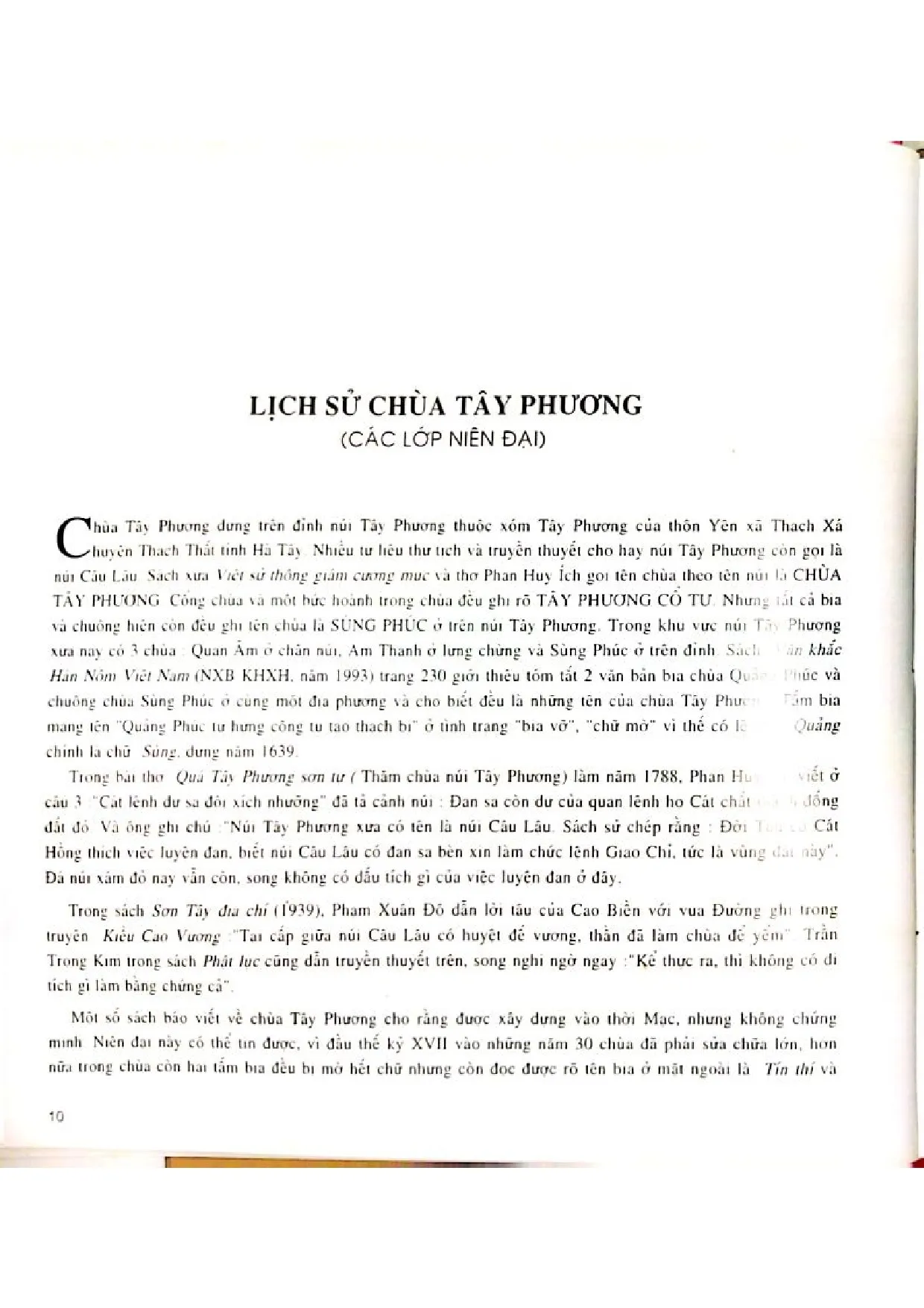 Nội dung mục lục và hình ảnh sách Chùa Tây phương - Trang 5