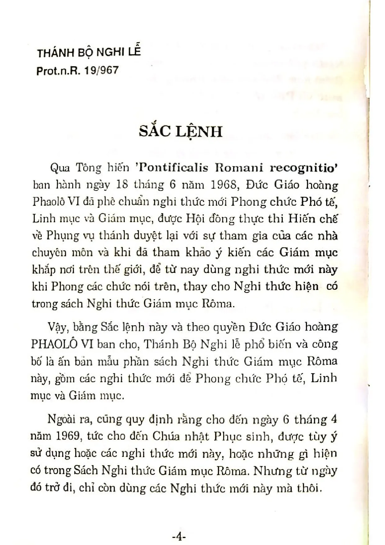Nội dung mục lục và hình ảnh sách Nghi thức phong chức - Trang 5