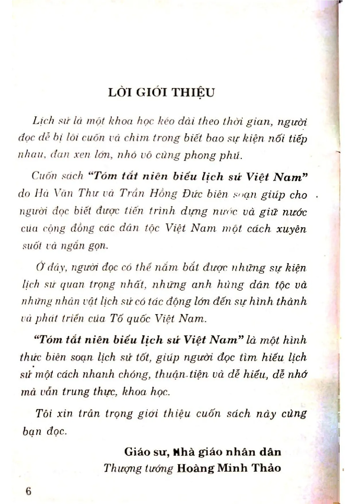 Mục lục chi tiết trang 3 sách Tóm tắt niên biểu lịch sử Việt Nam