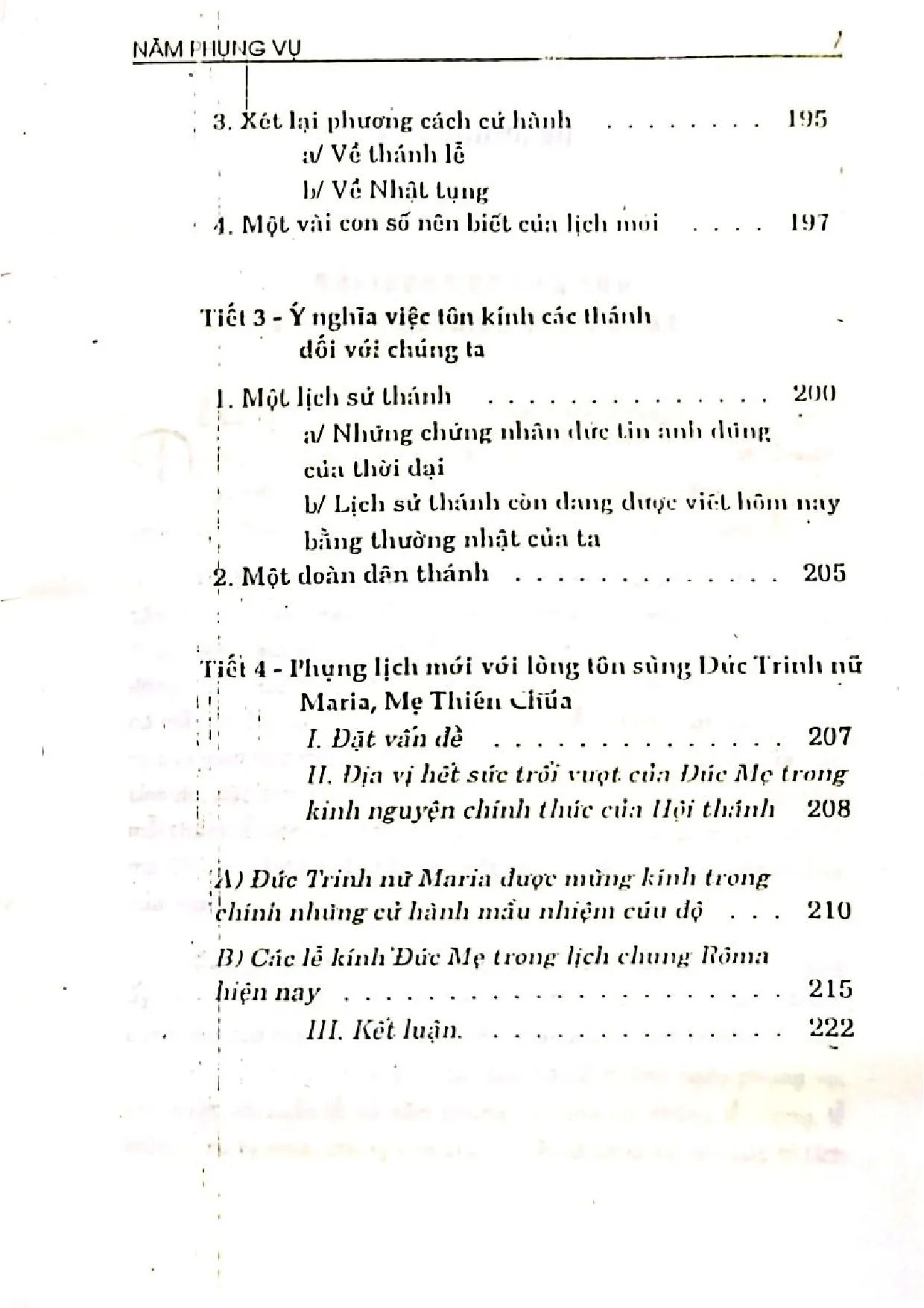 Nội dung trang phụ bản giới thiệu sách Năm phụng vụ