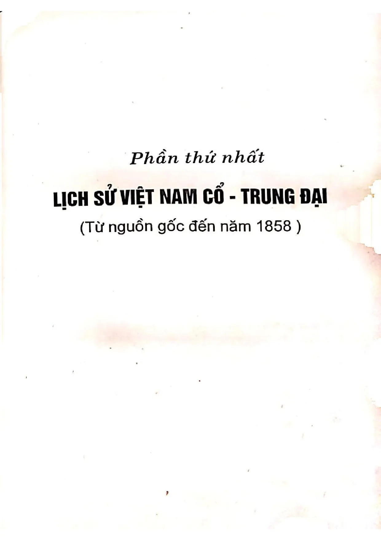 Nội dung mục lục và hình ảnh sách Tiến trình lịch sử Việt Nam - Trang 5