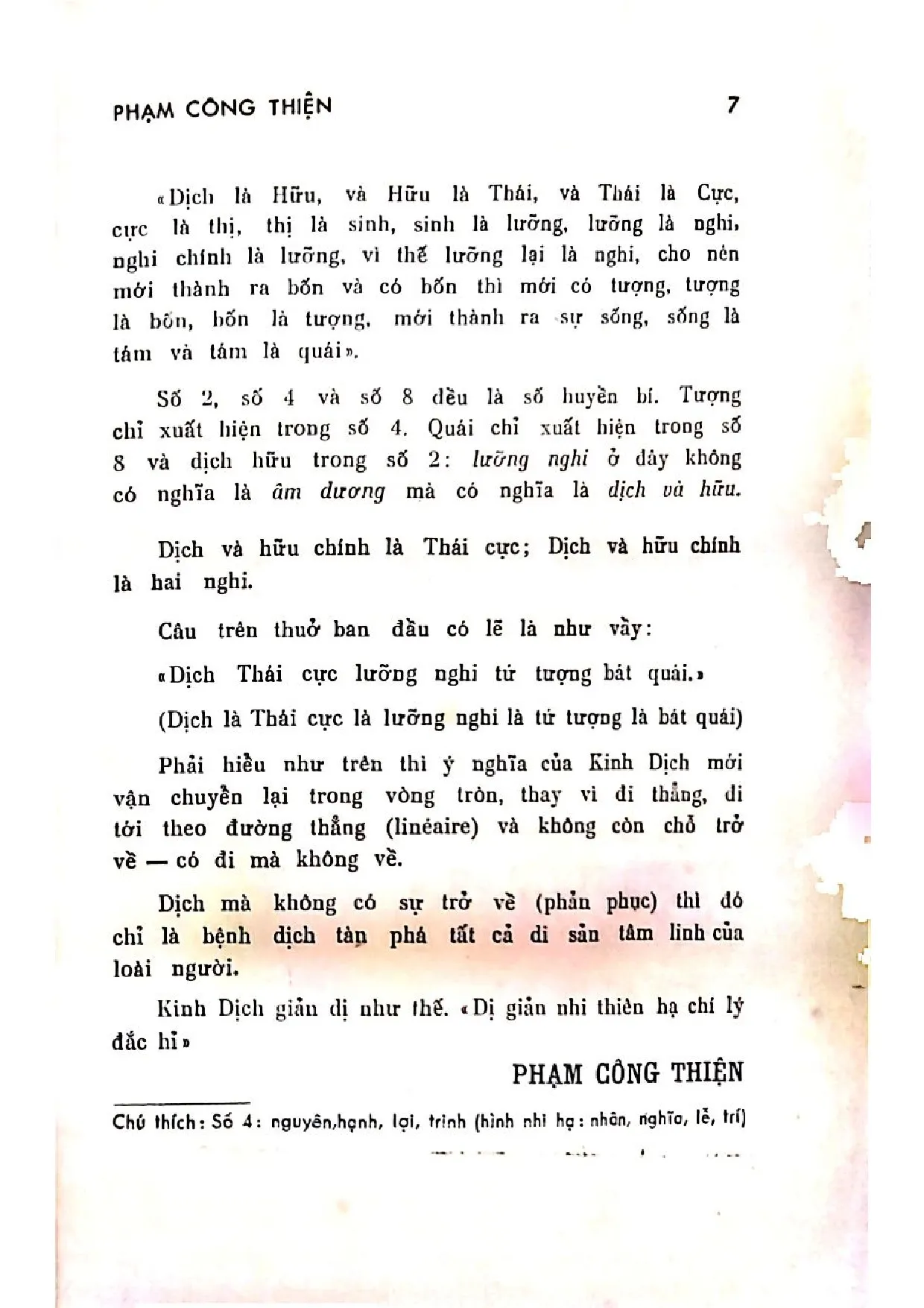 Nội dung trang phụ bản giới thiệu sách Tư tưởng tiếng nói của Đại học Vạn Hạnh