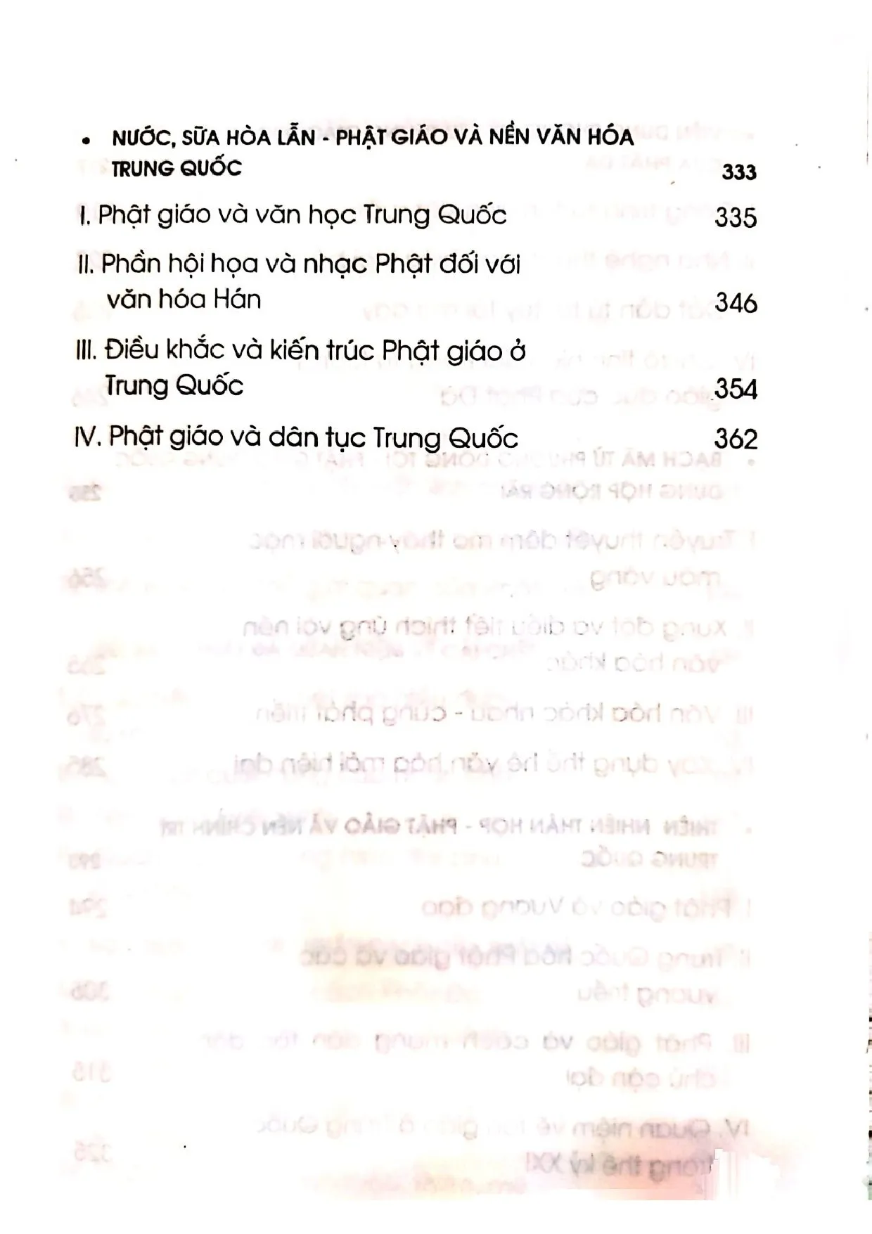 Mục lục chi tiết trang 3 sách Đàm đạo với Phật đà