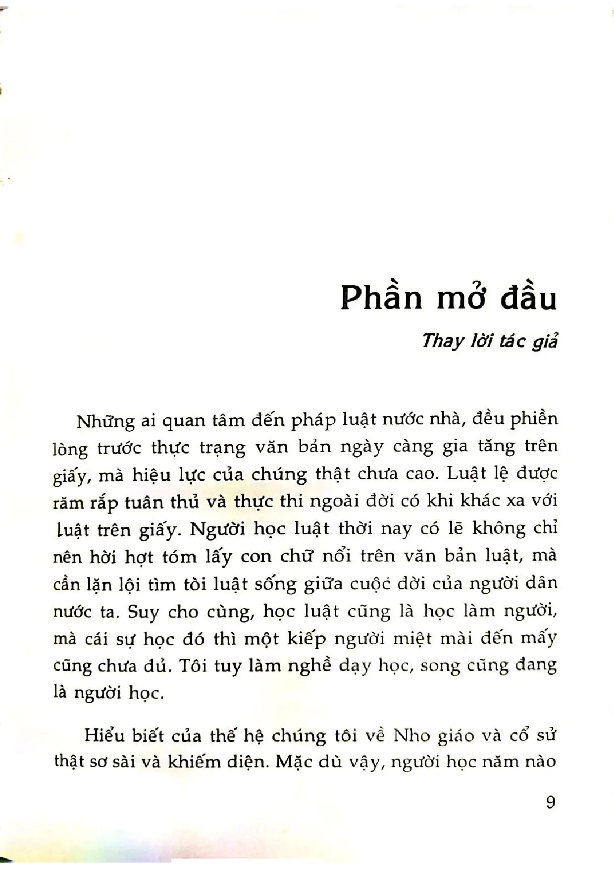 Nội dung trang phụ bản giới thiệu sách Pháp luật và những nhân tố tích cực của nho giáo