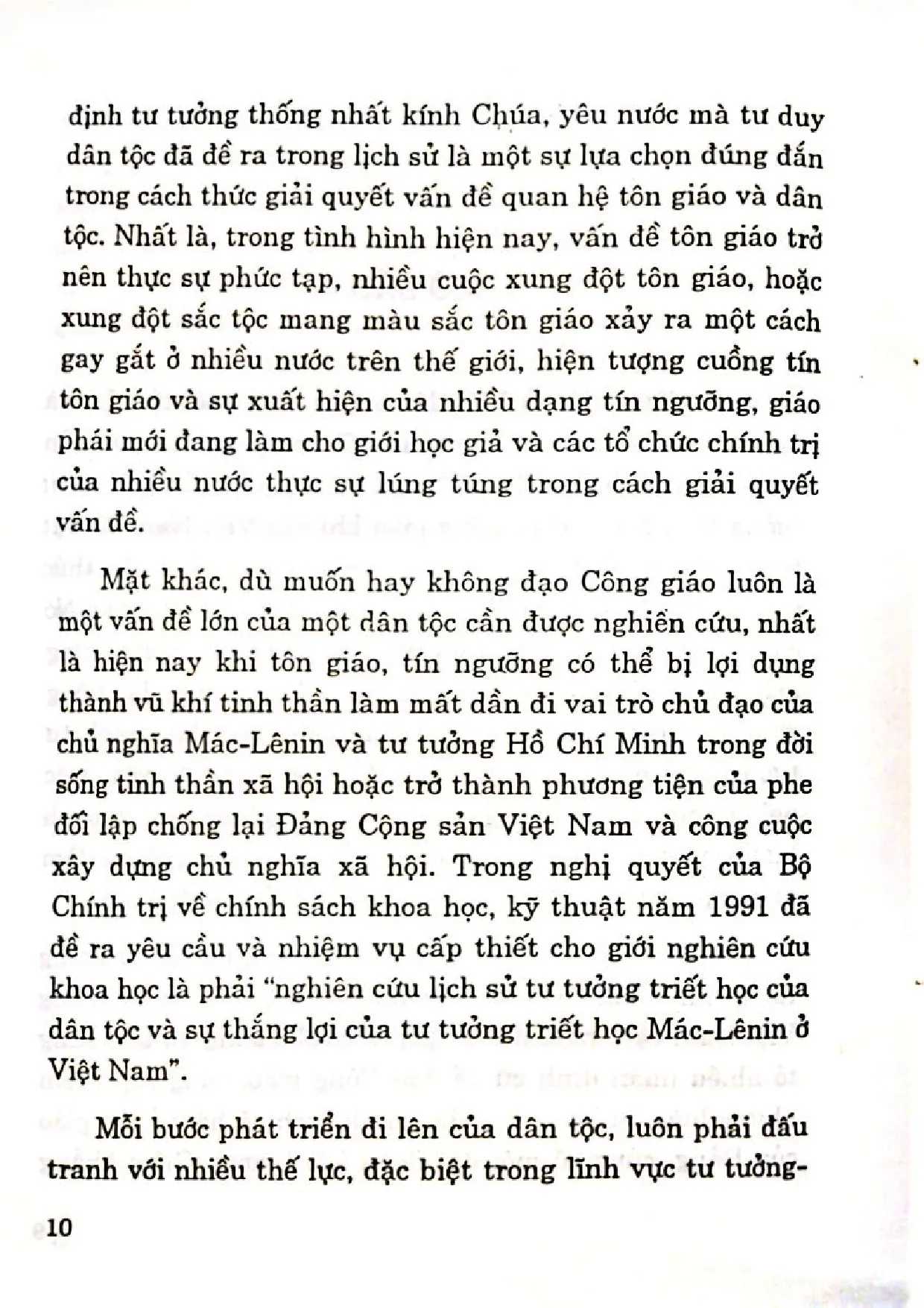 Nội dung mục lục và hình ảnh sách Sự thống nhất giữa chúa và yêu nước trong lịch sử tư tưởng Việt Nam thời cận, hiện đại - Trang 5