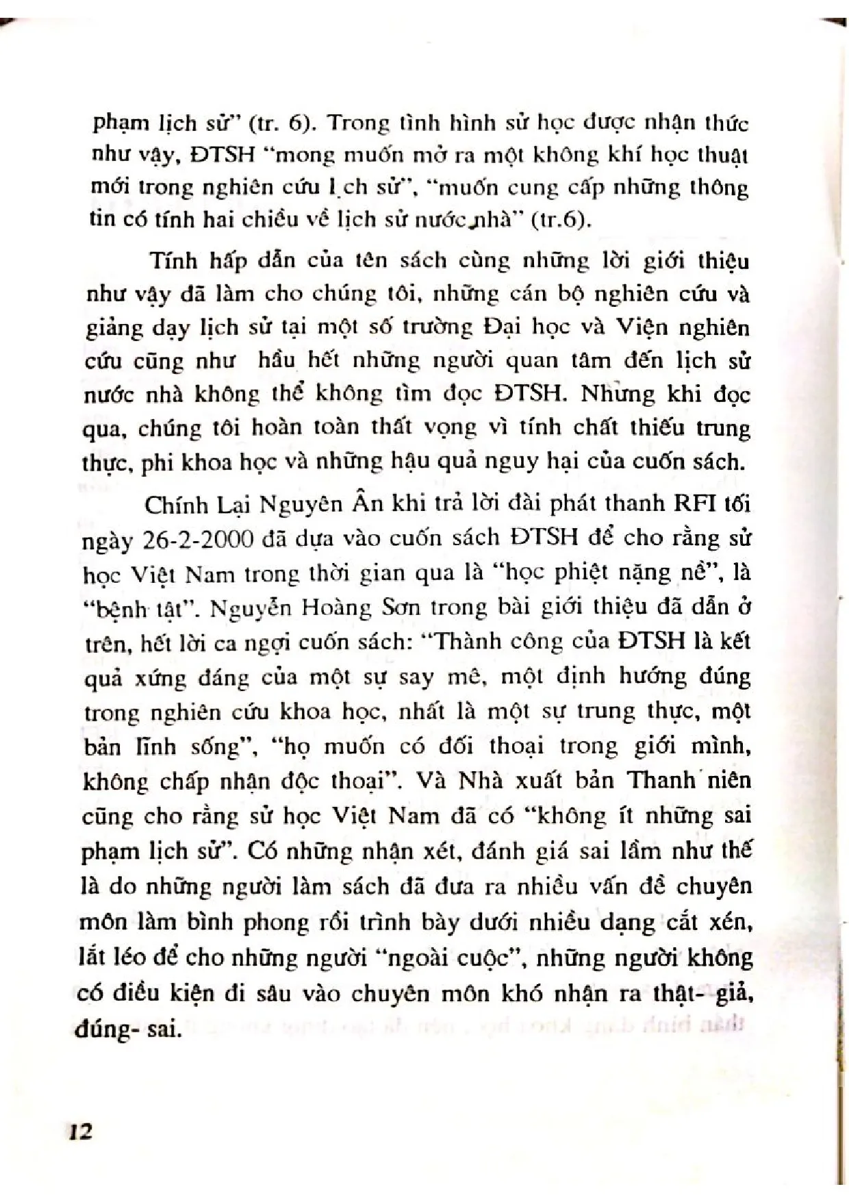 Nội dung mục lục và hình ảnh sách Thực chất của đối thoại sử học - Trang 6