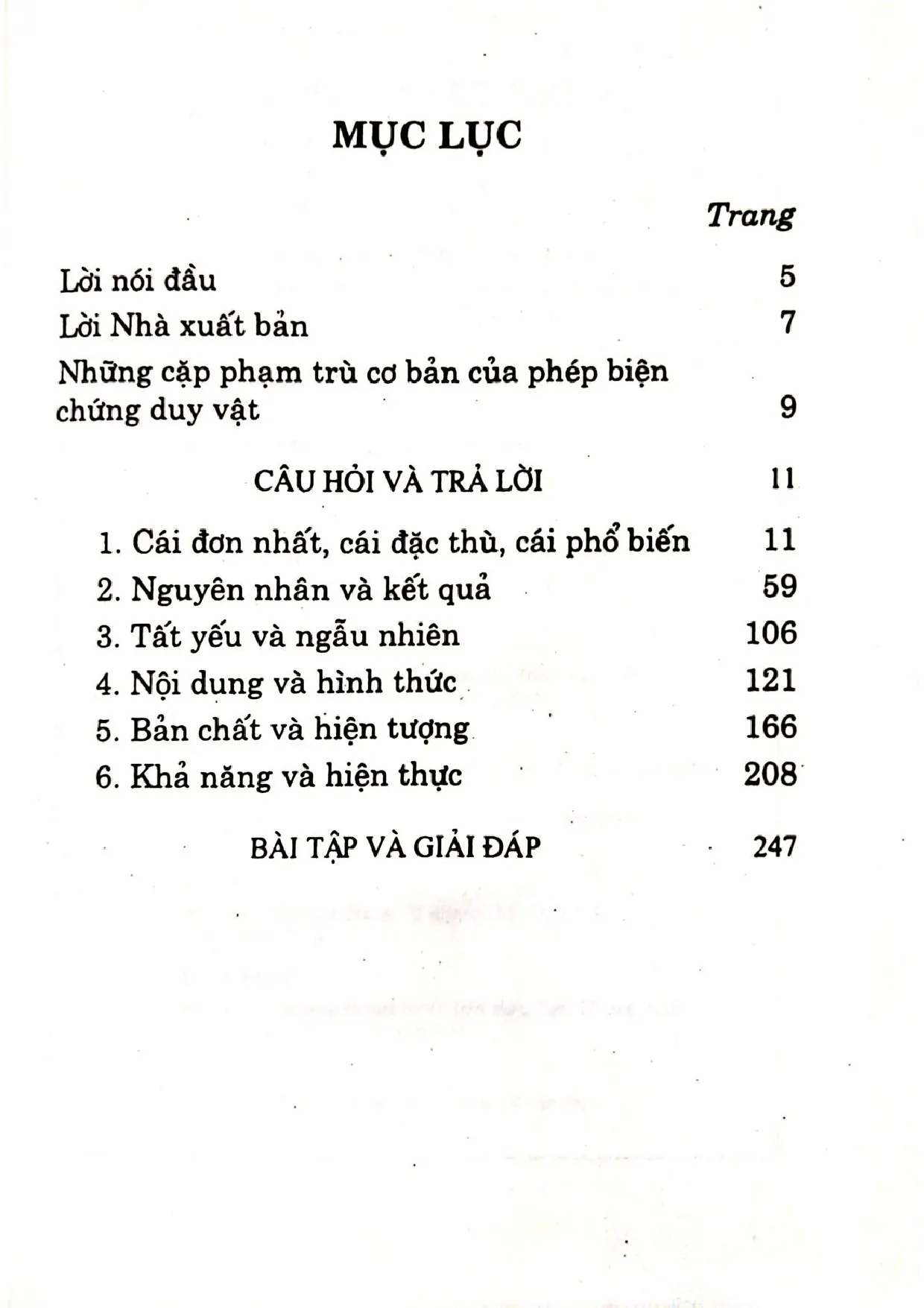 Trang bìa chính thức sách Câu hỏi và bài tập triết học chủ nghĩa duy vật biện chứng tập 3