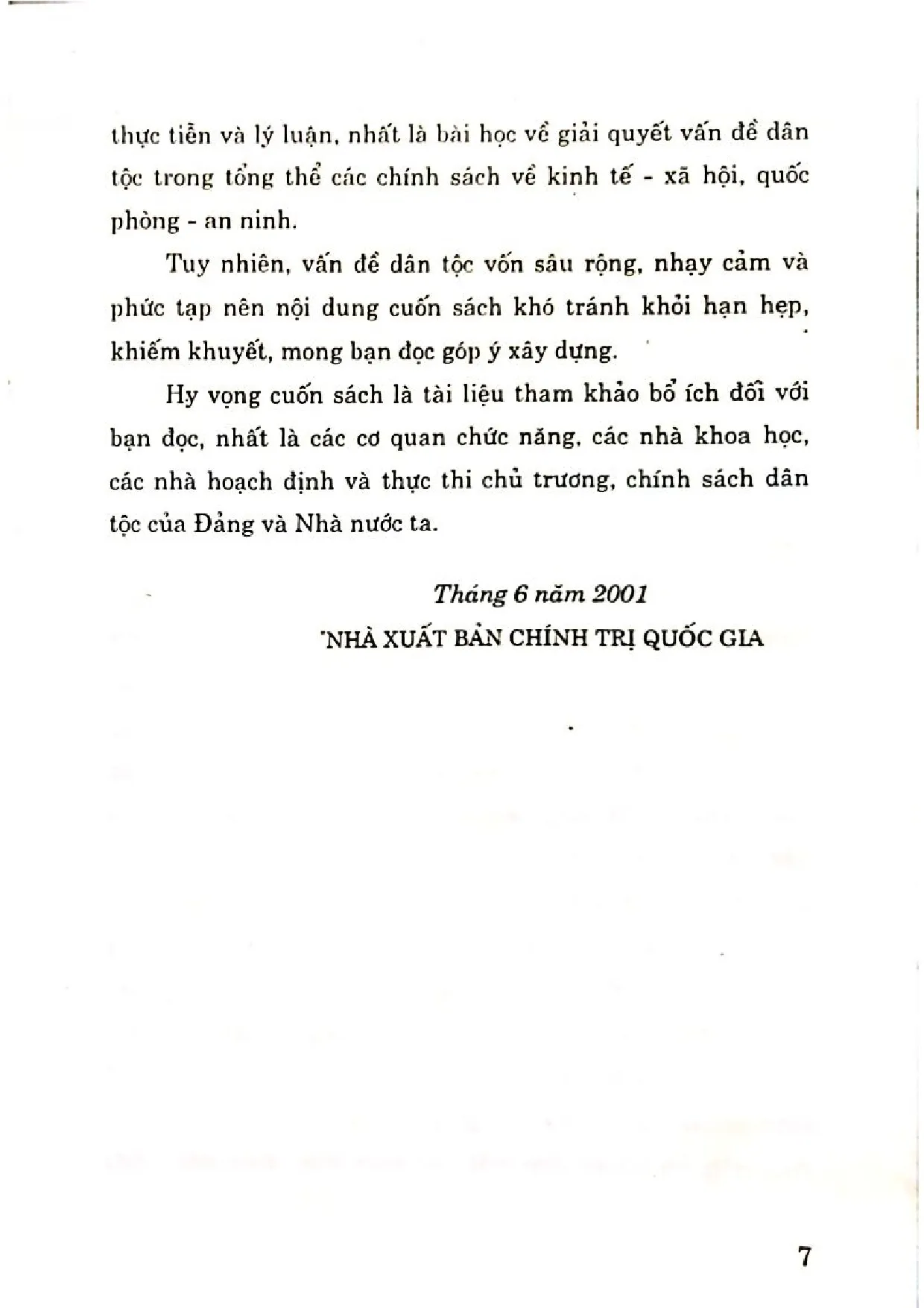 Mục lục chi tiết trang 3 sách Chính sách dân tộc của một số chính quyền nhà nước phong kiến Việt Nam từ thế kỷ X đến thế kỷ XIX