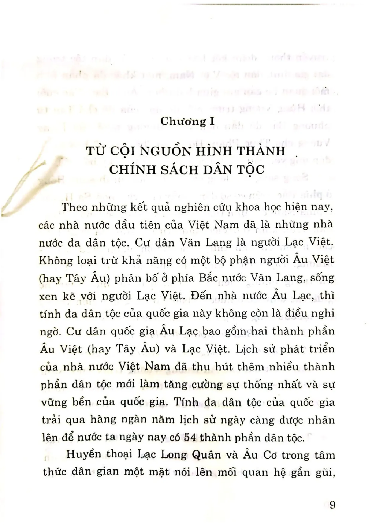 Nội dung trang phụ bản giới thiệu sách Chính sách dân tộc của một số chính quyền nhà nước phong kiến Việt Nam từ thế kỷ X đến thế kỷ XIX